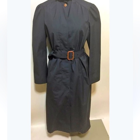Pan Am Uniform Stewardess Flight Attendant Stonington Trench Rain Coat - Picture 1 of 6